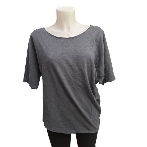 We the Free Free People Gray Asymmetric Style‎ Dolman sleeve top size XS - Picture 1 of 8
